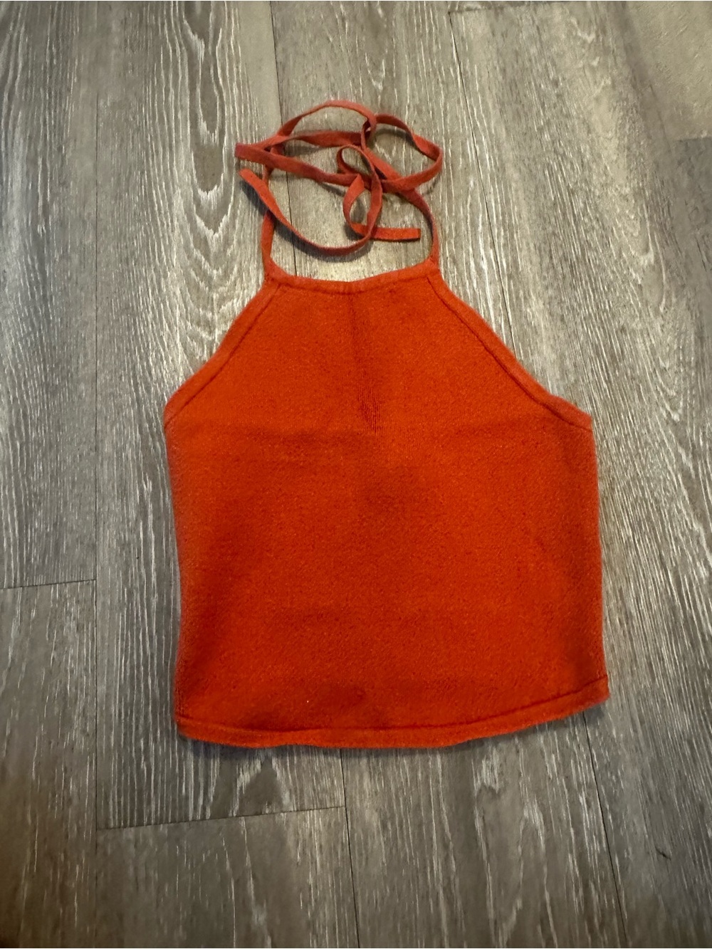 A&F Micro Knit Halter Top